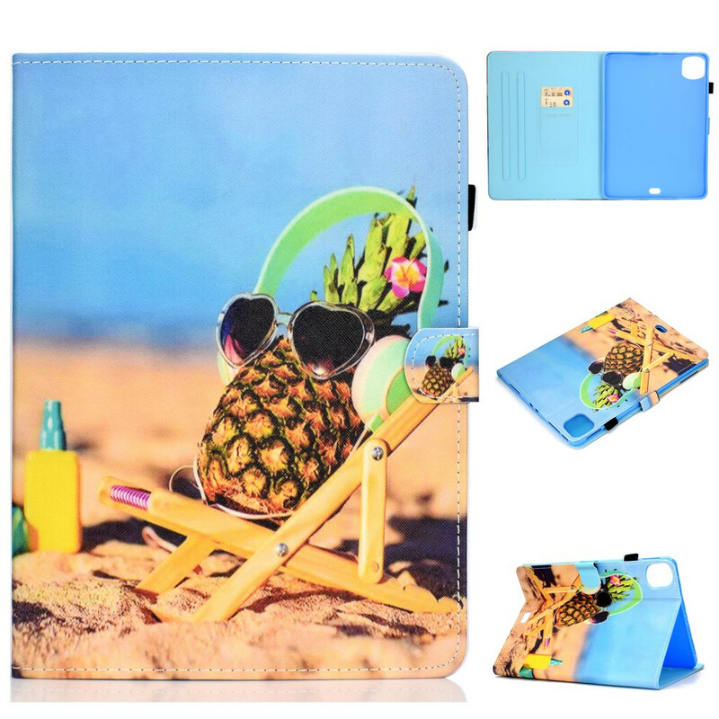 Housse iPad Air 10.9" (2020) Ananas Plage Housse iPad Air 10.9" (2020) Ananas Plage
