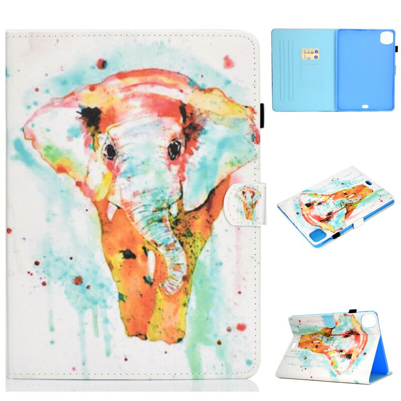 Housse iPad Air 10.9" (2020) Éléphant Aquarelle Housse iPad Air 10.9" (2020) Éléphant Aquarelle