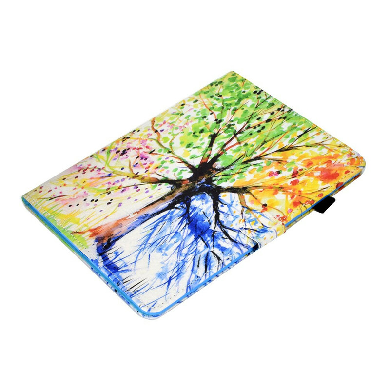 Housse iPad Air 10.9" (2020) Arbre Aquarelle