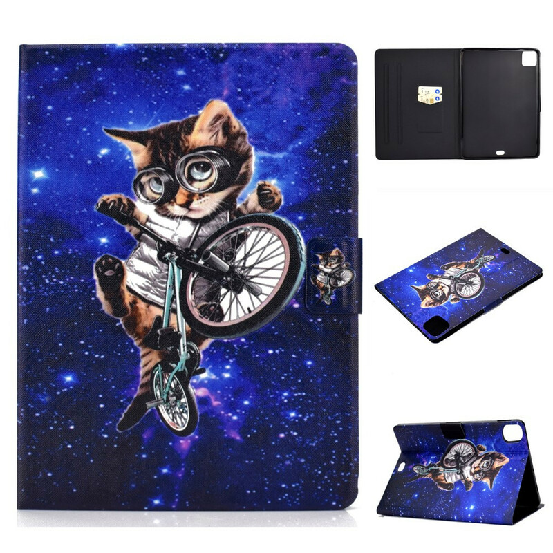 Housse iPad Air 10.9" (2020) Cyclo-Chat Housse iPad Air 10.9" (2020) Cyclo-Chat
