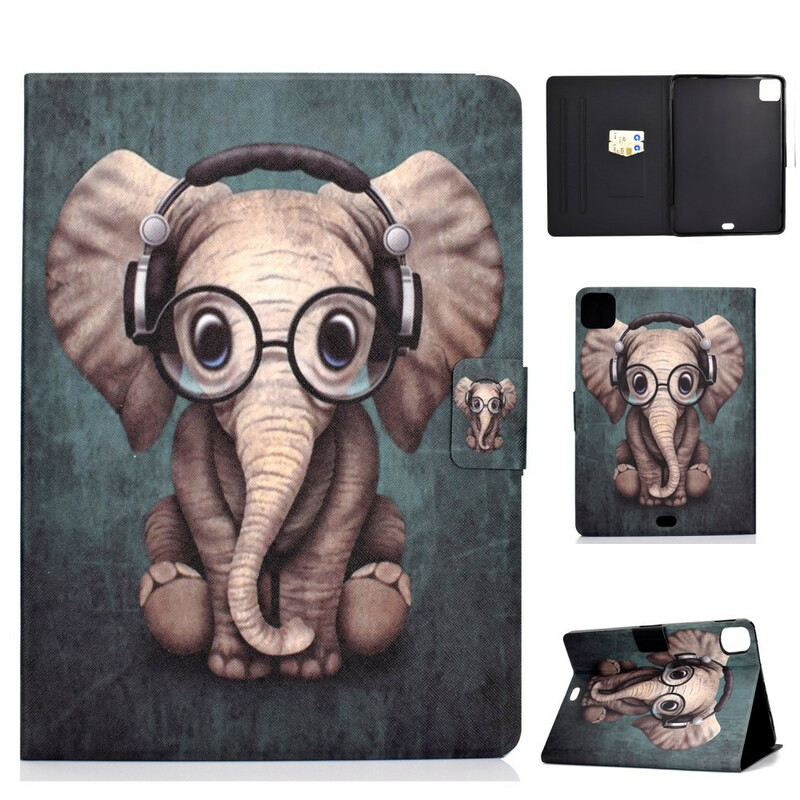 Housse iPad Air 10.9" (2020) Éléphant Connecté Housse iPad Air 10.9" (2020) Éléphant Connecté