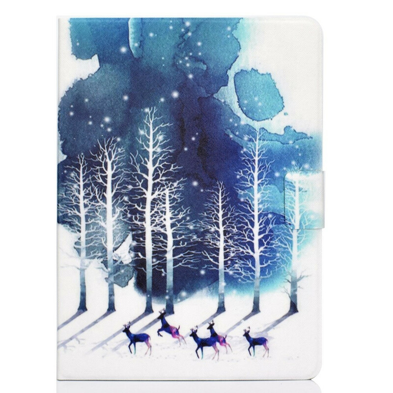 Housse iPad Air 10.9" (2020) Cerfs des Neiges