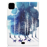 Housse iPad Air 10.9" (2020) Cerfs des Neiges