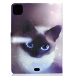 Housse iPad Air 10.9" (2020) Chat aux Yeux Bleus