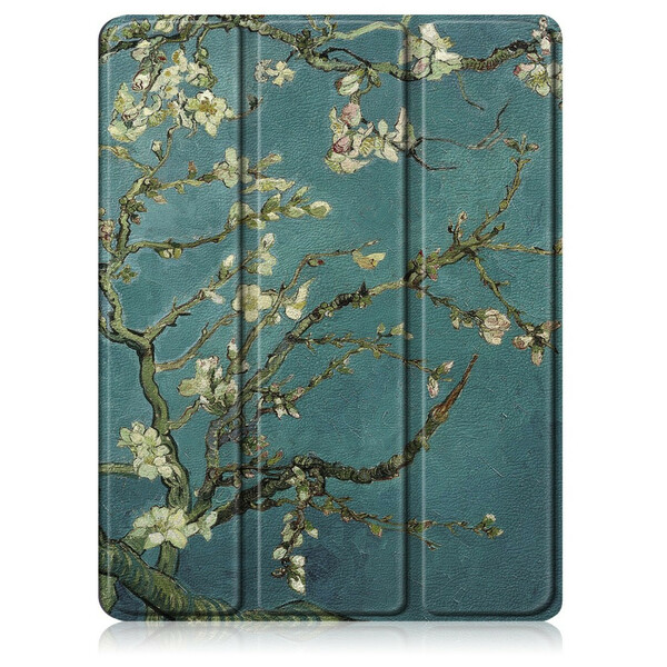 Smart Case iPad Air 10.9" (2020) Branches Fleuries avec Porte-Stylet