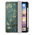 Smart Case iPad Air 10.9" (2020) Branches Fleuries avec Porte-Stylet