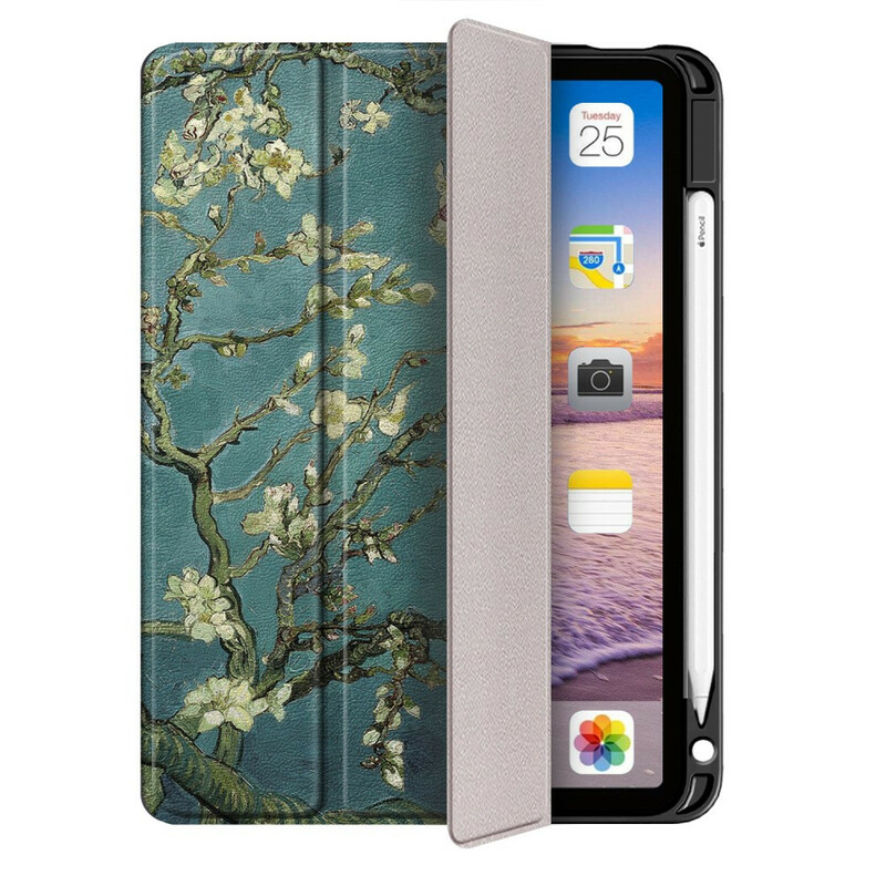 Smart Case iPad Air 10.9" (2020) Branches Fleuries avec Porte-Stylet Smart Case iPad Air 10.9" (2020) Branches Fleuries avec Porte-Stylet