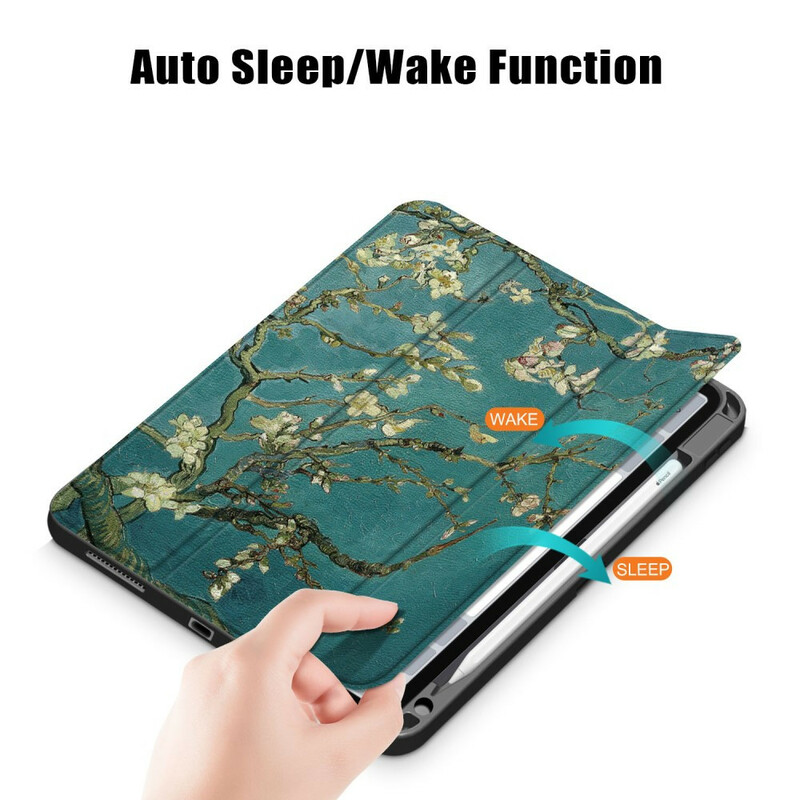 Smart Case iPad Air 10.9" (2020) Branches Fleuries avec Porte-Stylet Smart Case iPad Air 10.9" (2020) Branches Fleuries avec Porte-Stylet