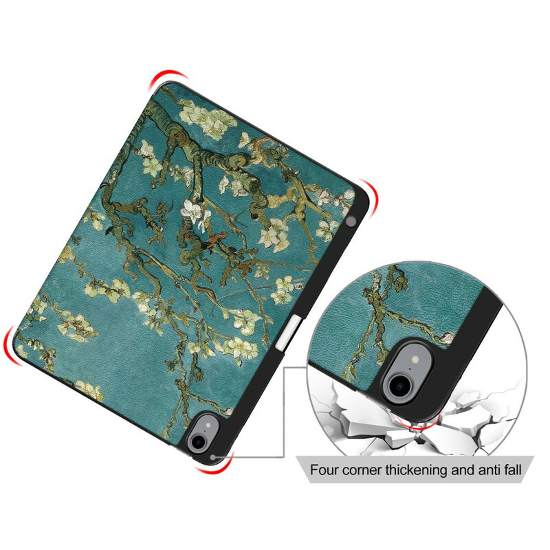 Smart Case iPad Air 10.9" (2020) Branches Fleuries avec Porte-Stylet Smart Case iPad Air 10.9" (2020) Branches Fleuries avec Porte-Stylet