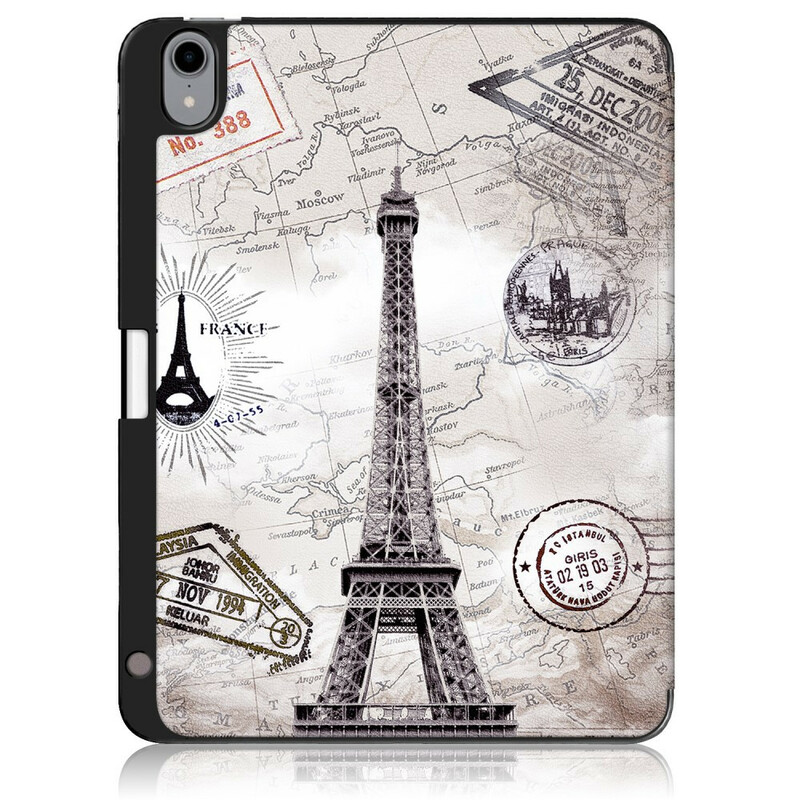 Smart Case iPad Air 10.9" (2020) Tour Eiffel Rétro avec Porte-Stylet Smart Case iPad Air 10.9" (2020) Tour Eiffel Rétro avec Porte-Stylet