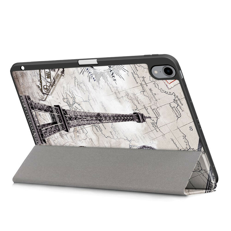 Smart Case iPad Air 10.9" (2020) Tour Eiffel Rétro avec Porte-Stylet Smart Case iPad Air 10.9" (2020) Tour Eiffel Rétro avec Porte-Stylet