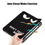Smart Case iPad Air 10.9" (2020) Don't Touch Me avec Porte-Stylet Smart Case iPad Air 10.9" (2020) Don't Touch Me avec Porte-Stylet
