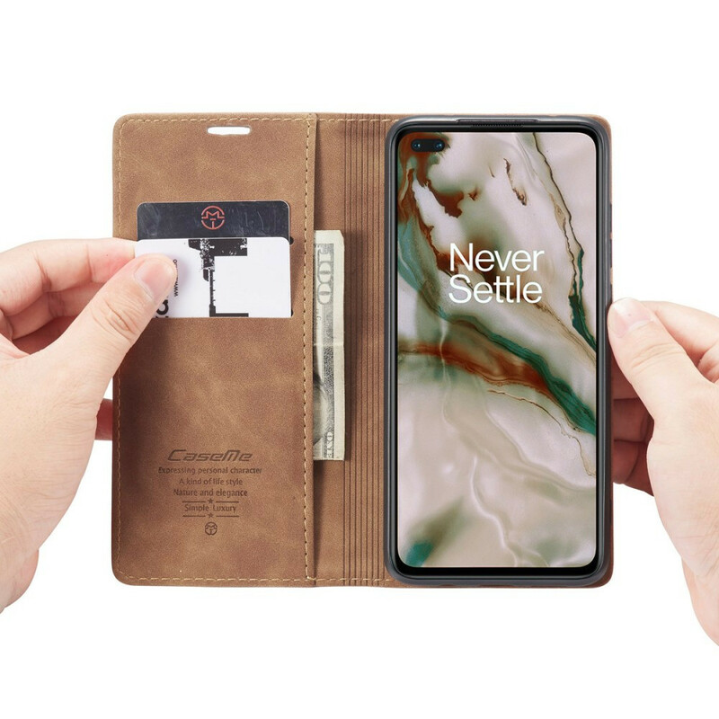 Flip Cover OnePlus Nord CASEME Simili Cuir Flip Cover OnePlus Nord CASEME Simili Cuir