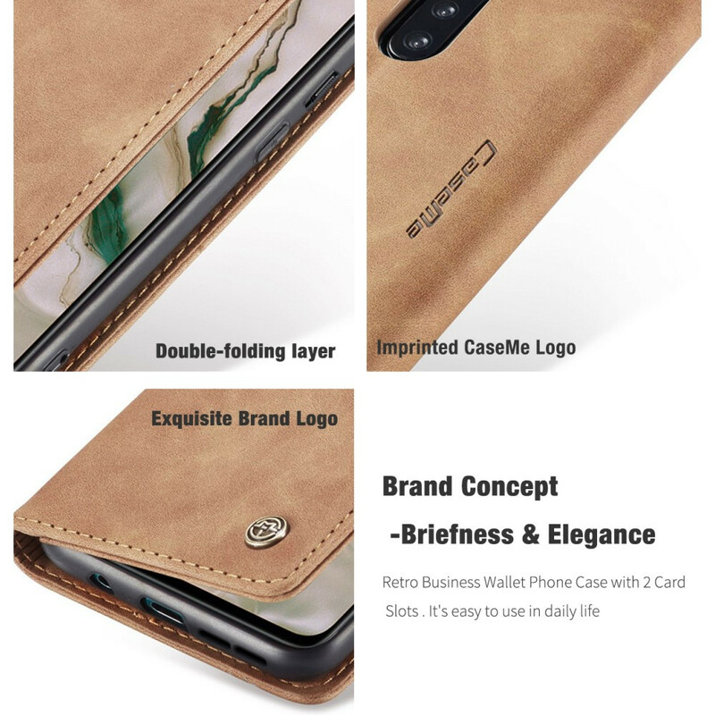 Flip Cover OnePlus Nord CASEME Simili Cuir Flip Cover OnePlus Nord CASEME Simili Cuir