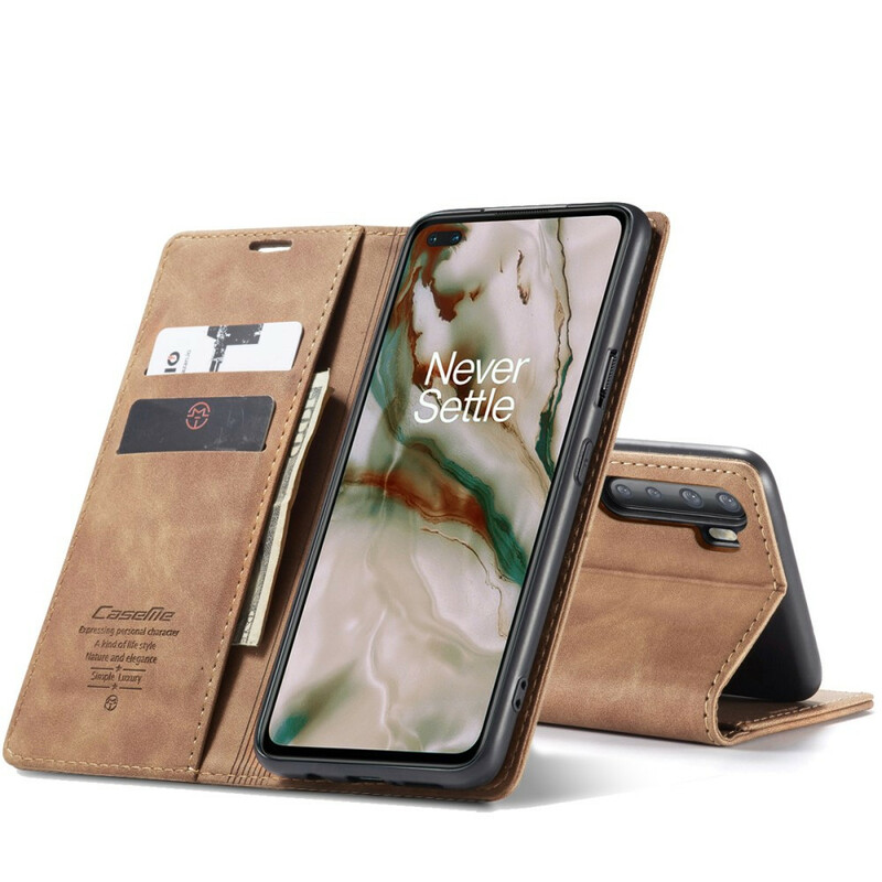 Flip Cover OnePlus Nord CASEME Simili Cuir Flip Cover OnePlus Nord CASEME Simili Cuir