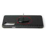 Coque OnePlus Nord Fibre Carbone Anneau-Support Coque OnePlus Nord Fibre Carbone Anneau-Support