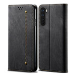 Flip Cover OnePlus Nord Simili Cuir Texture Jeans Flip Cover OnePlus Nord Simili Cuir Texture Jeans