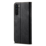 Flip Cover OnePlus Nord Simili Cuir Texture Jeans Flip Cover OnePlus Nord Simili Cuir Texture Jeans