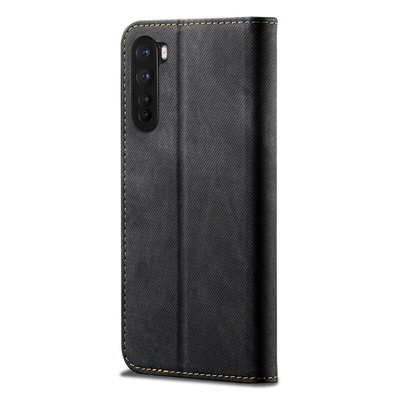 Flip Cover OnePlus Nord Simili Cuir Texture Jeans Flip Cover OnePlus Nord Simili Cuir Texture Jeans
