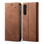 Flip Cover OnePlus Nord Simili Cuir Texture Jeans Flip Cover OnePlus Nord Simili Cuir Texture Jeans