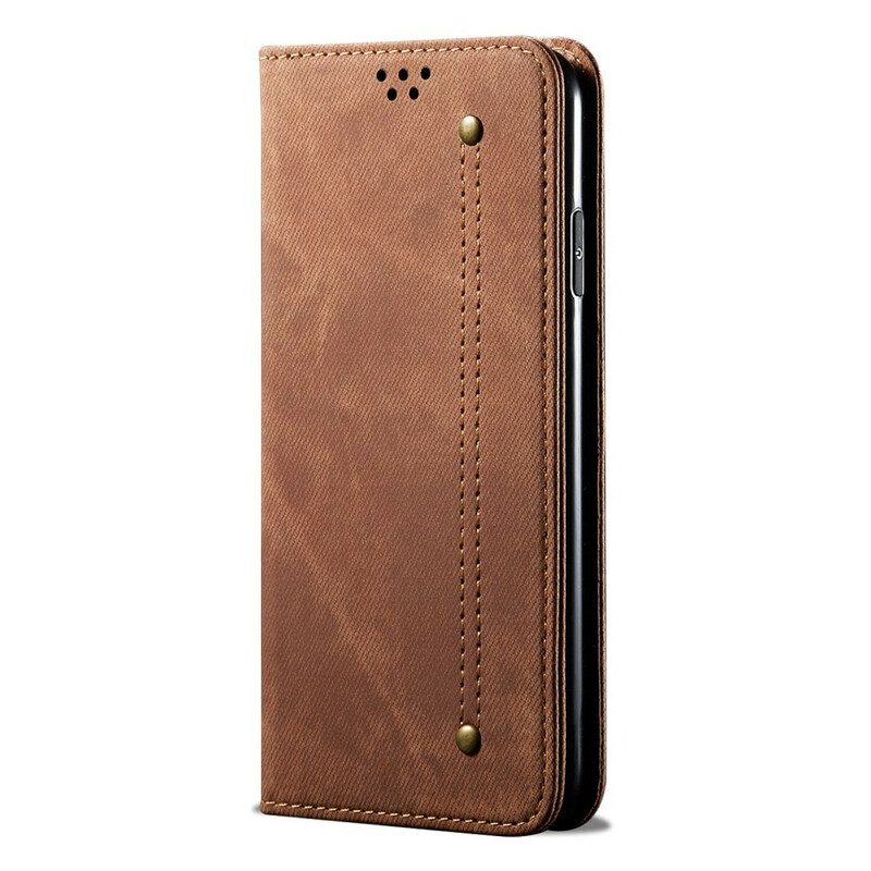 Flip Cover OnePlus Nord Simili Cuir Texture Jeans Flip Cover OnePlus Nord Simili Cuir Texture Jeans