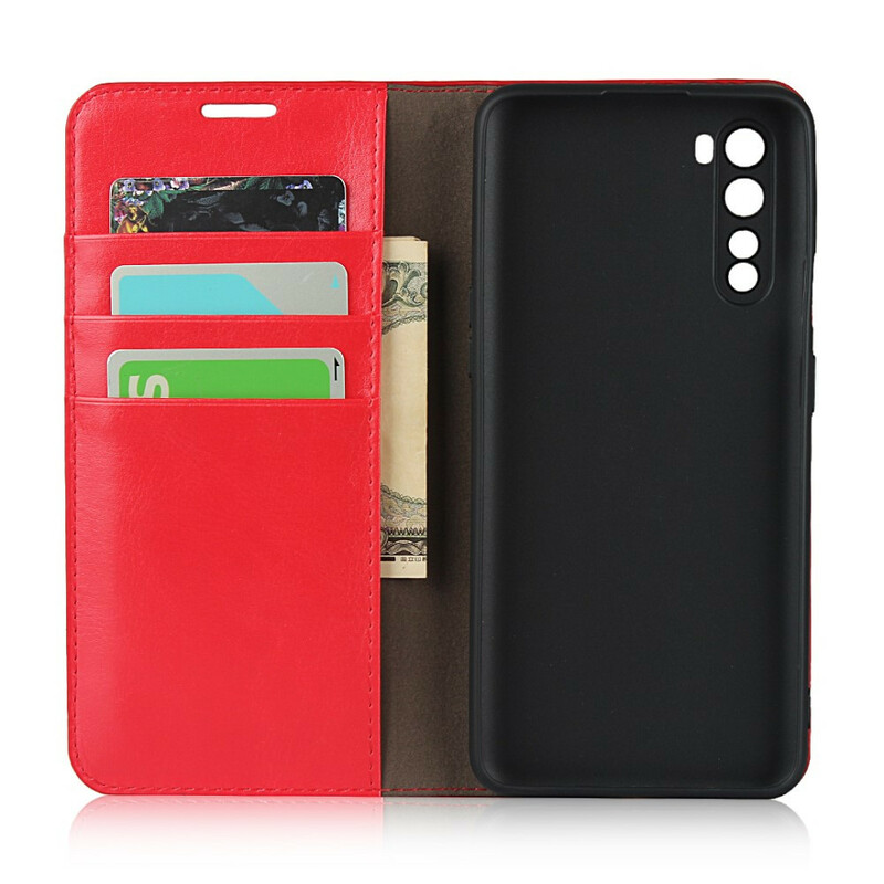 Flip Cover OnePlus Nord Cuir Véritable Flip Cover OnePlus Nord Cuir Véritable