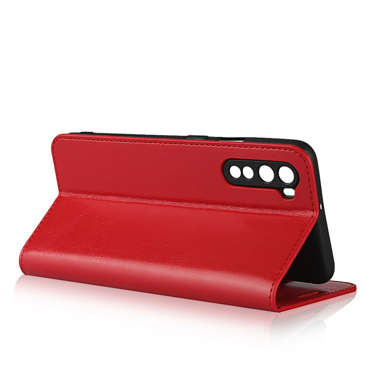 Flip Cover OnePlus Nord Cuir Véritable Flip Cover OnePlus Nord Cuir Véritable