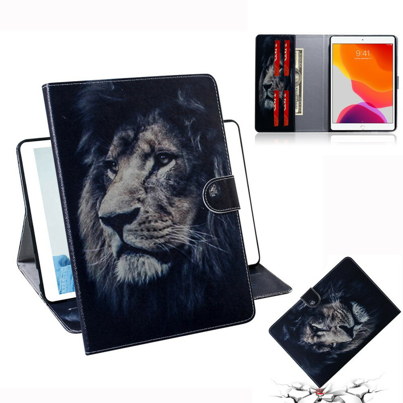 Housse iPad 10.2" (2020) (2019) Tête de Lion Housse iPad 10.2" (2020) (2019) Tête de Lion
