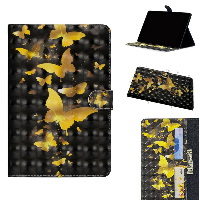 Housse IPad 10.2" (2019) (2020) Papillons Jaunes Housse IPad 10.2" (2019) (2020) Papillons Jaunes