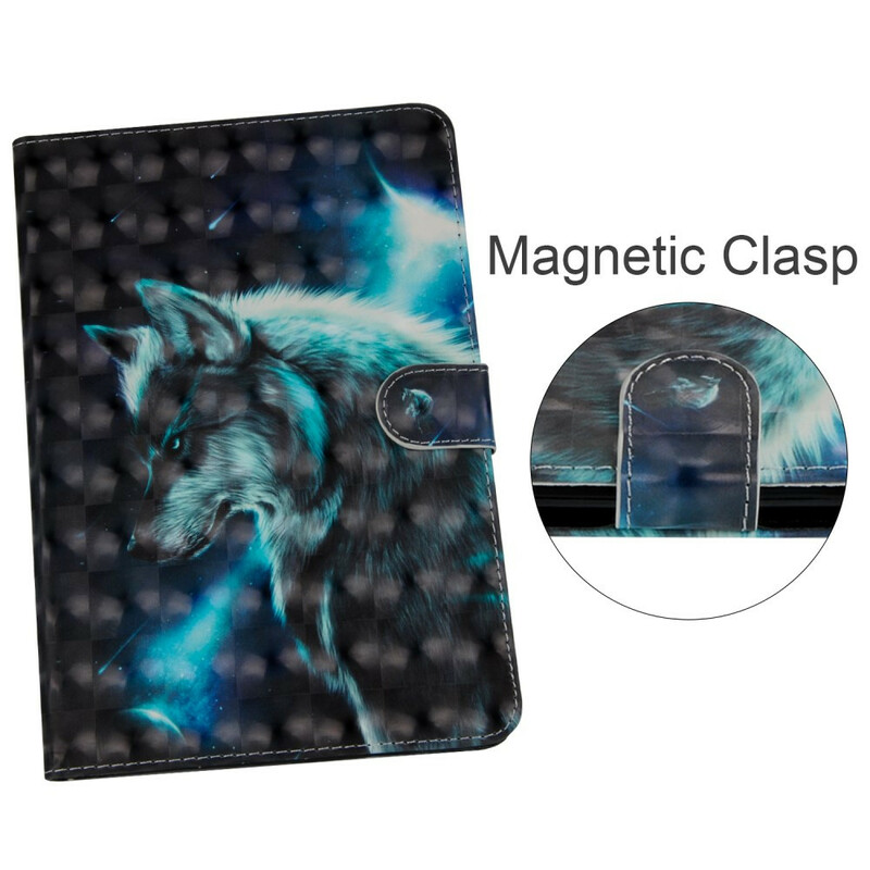 Housse iPad 10.2" (2019) (2020) Light Spot Loup Housse iPad 10.2" (2019) (2020) Light Spot Loup