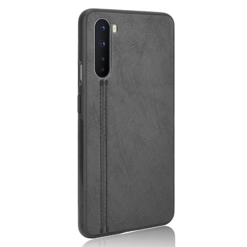 Coque OnePlus Nord Style Cuir Coutures