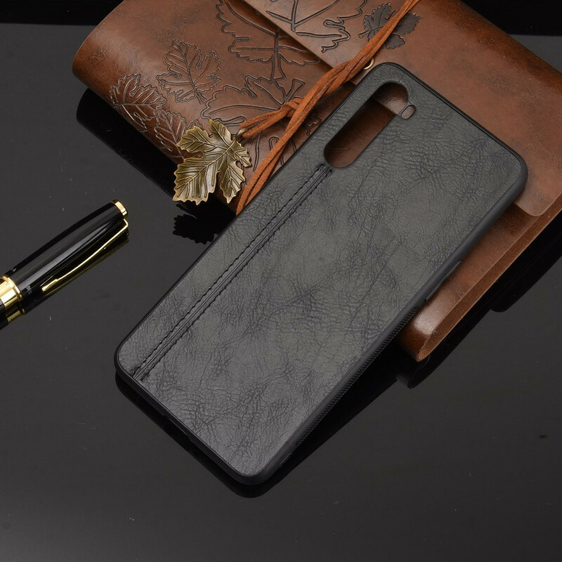 Coque OnePlus Nord Style Cuir Coutures Coque OnePlus Nord Style Cuir Coutures