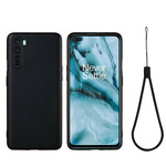Coque OnePlus Nord Silicone Liquide Avec Lanière Coque OnePlus Nord Silicone Liquide Avec Lanière