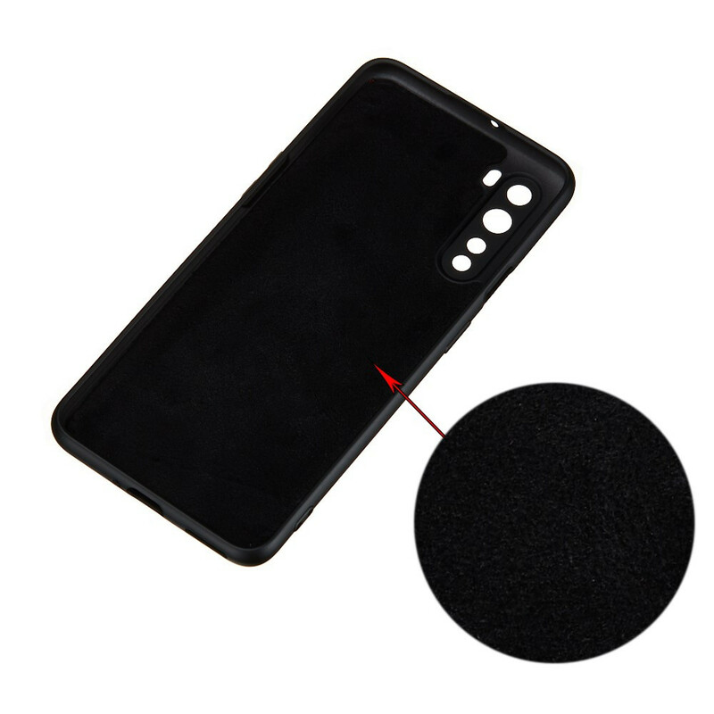 Coque OnePlus Nord Silicone Liquide Avec Lanière Coque OnePlus Nord Silicone Liquide Avec Lanière