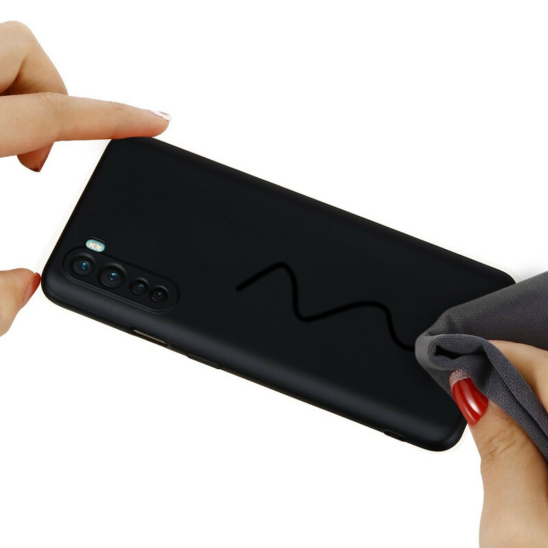 Coque OnePlus Nord Silicone Liquide Avec Lanière Coque OnePlus Nord Silicone Liquide Avec Lanière