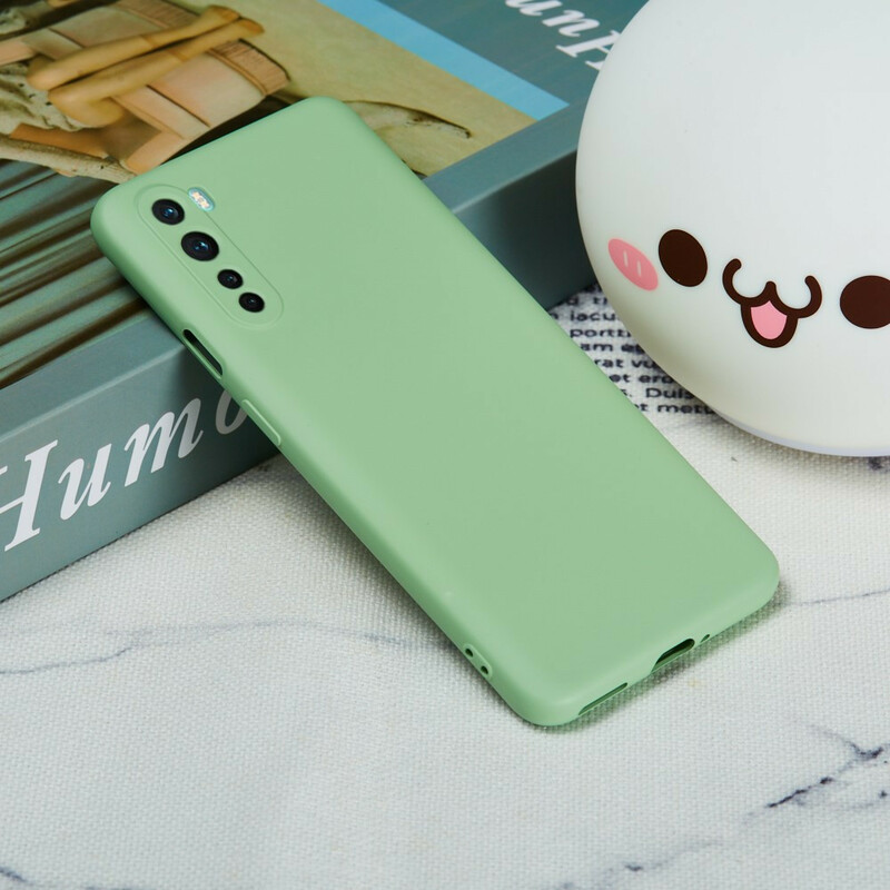 Coque OnePlus Nord Silicone Liquide Avec Lanière