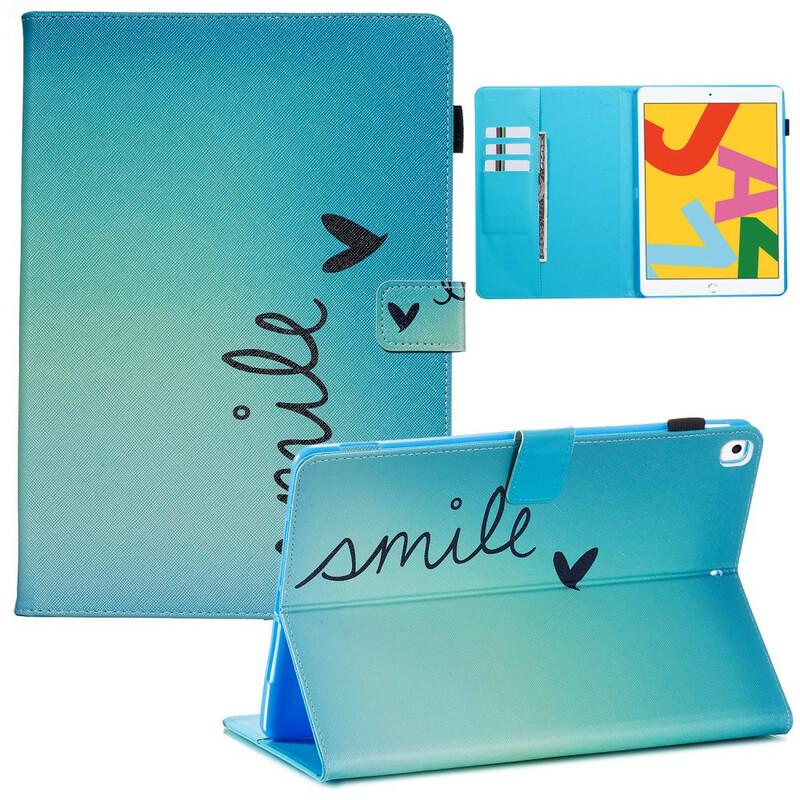 Housse iPad 10.2" (2019) (2020) Smile