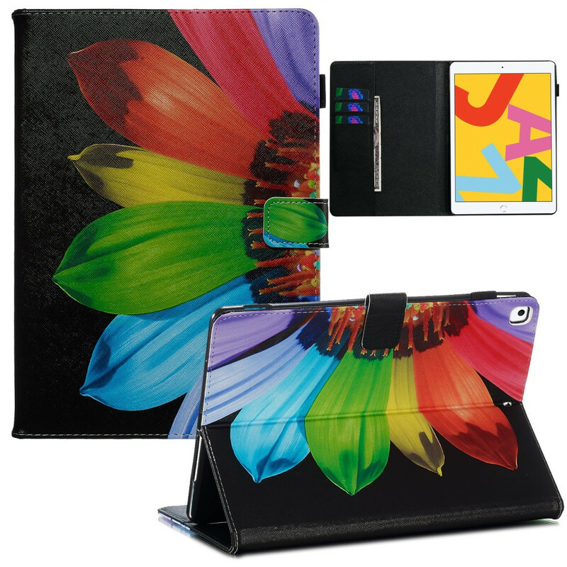 Housse iPad 10.2" (2019) (2020) Fleur Couleur Housse iPad 10.2" (2019) (2020) Fleur Couleur