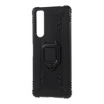 Coque Sony Xperia 1 II Ring et Fibre Carbone Coque Sony Xperia 1 II Ring et Fibre Carbone