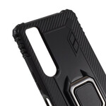 Coque Sony Xperia 1 II Ring et Fibre Carbone Coque Sony Xperia 1 II Ring et Fibre Carbone