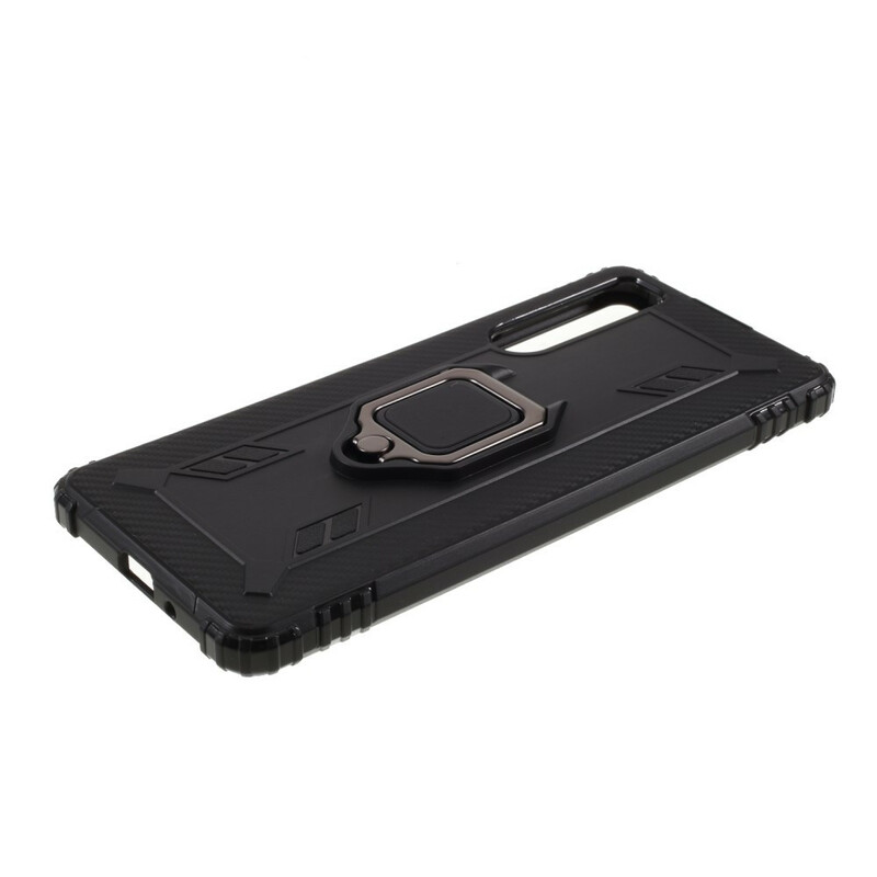 Coque Sony Xperia 1 II Ring et Fibre Carbone Coque Sony Xperia 1 II Ring et Fibre Carbone