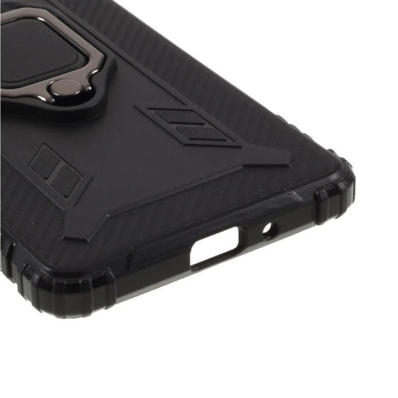 Coque Sony Xperia 1 II Ring et Fibre Carbone Coque Sony Xperia 1 II Ring et Fibre Carbone