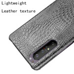 Coque Sony Xperia 1 II Effet Peau de Crocodile