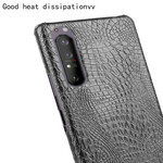 Coque Sony Xperia 1 II Effet Peau de Crocodile