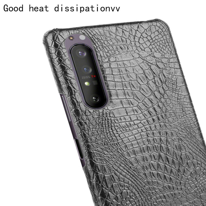 Coque Sony Xperia 1 II Effet Peau de Crocodile Coque Sony Xperia 1 II Effet Peau de Crocodile