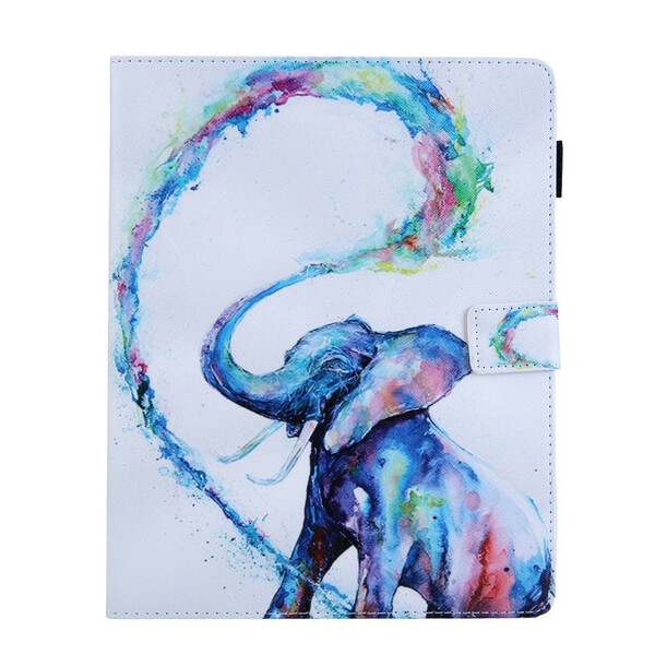 Housse iPad 10.2" (2020) (2019) Éléphant Art