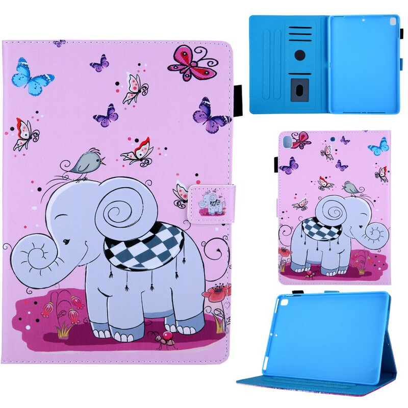 Housse iPad 10.2" (2020) (2019) Mon Éléphant Housse iPad 10.2" (2020) (2019) Mon Éléphant
