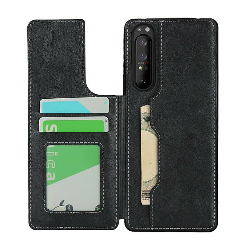 Coque Sony Xperia 1 II Porte-Cartes Support et Lanière Coque Sony Xperia 1 II Porte-Cartes Support et Lanière