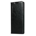 Flip Cover Sony Xperia 1 II Cuir Véritable Pureté Flip Cover Sony Xperia 1 II Cuir Véritable Pureté