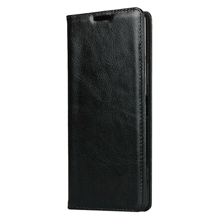 Flip Cover Sony Xperia 1 II Cuir Véritable Pureté